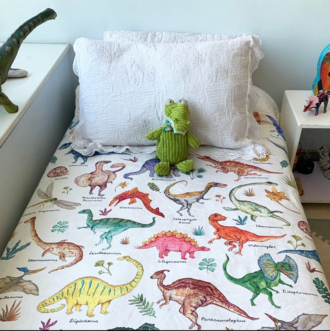 Manta sherpa Dinosaurios