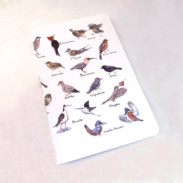 Cuaderno aves de Chile