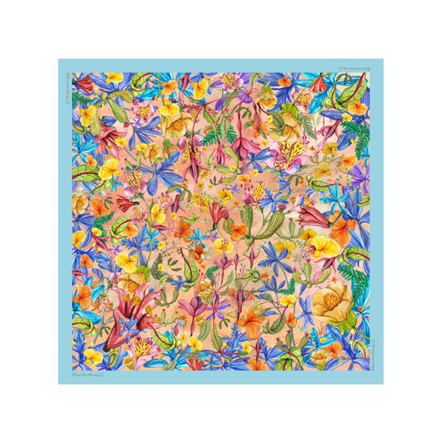 Pañuelo Flores chilenas 70x70 cm