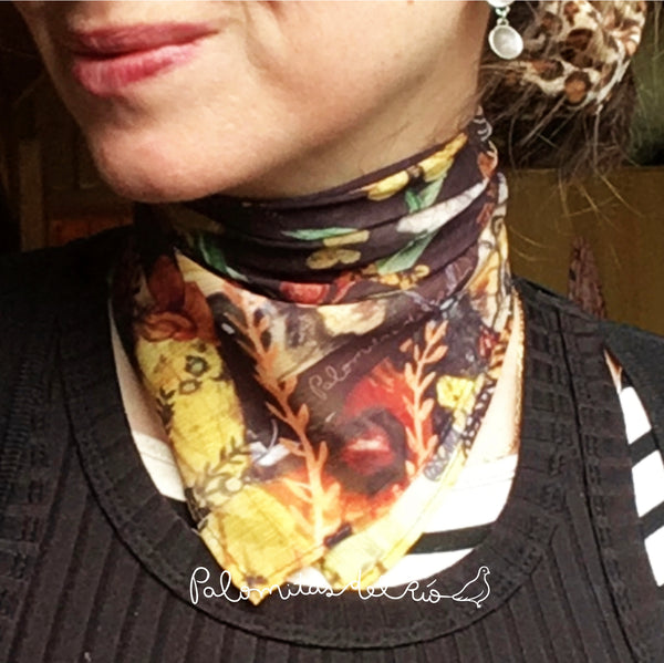 Pañuelos mini Mariposas 50x50 cm