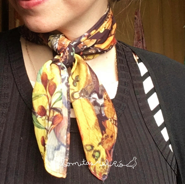 Pañuelos mini Mariposas 50x50 cm