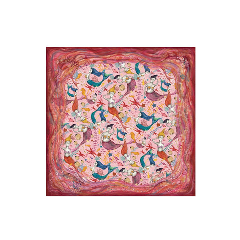 Pañuelo mini Sirenas 50x50 cm