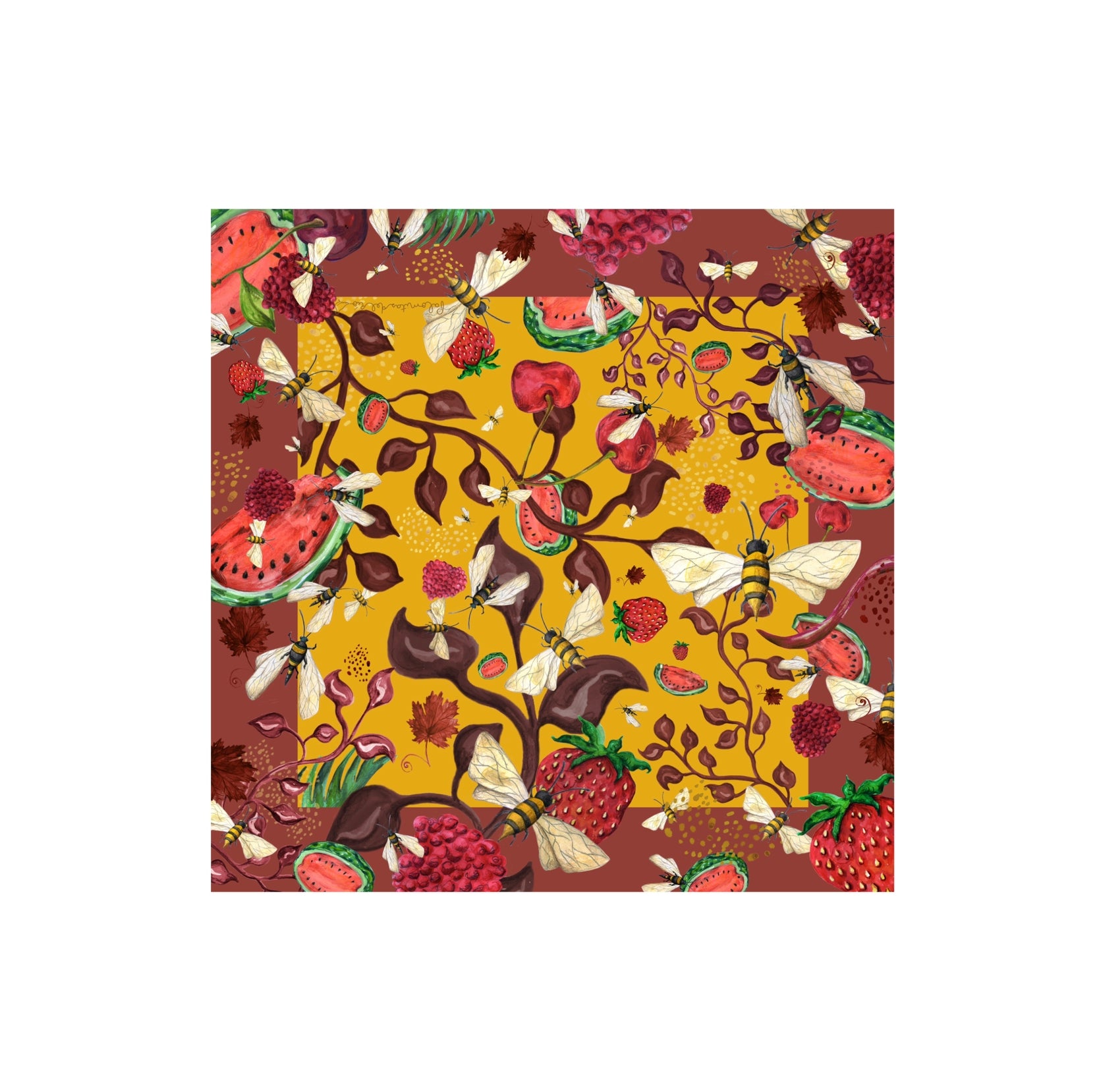 Pañuelo mini Tropical 50x50 cm