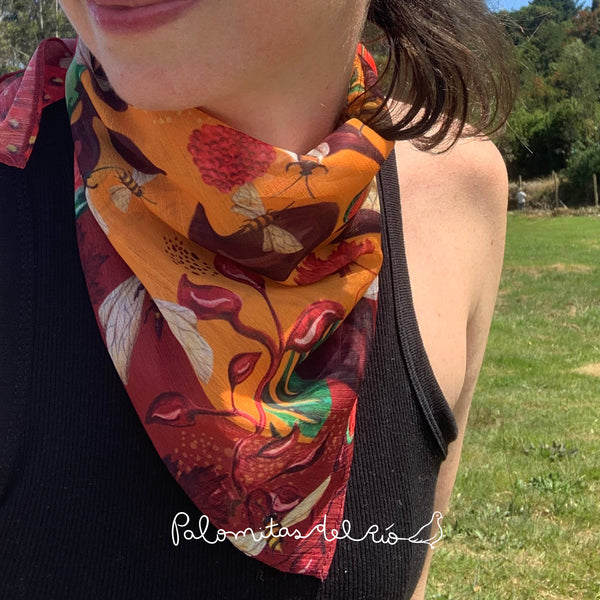 Pañuelo mini Tropical 50x50 cm