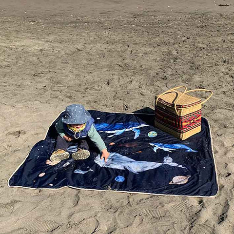 Manta de picnic Ballenas