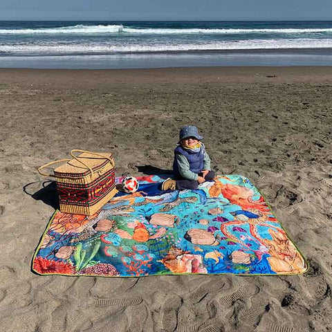 Manta de picnic Fondo Marino