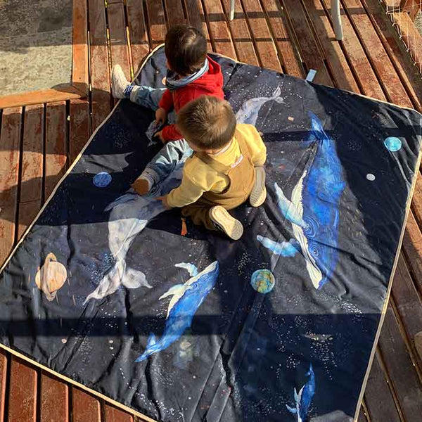 Manta de picnic Ballenas