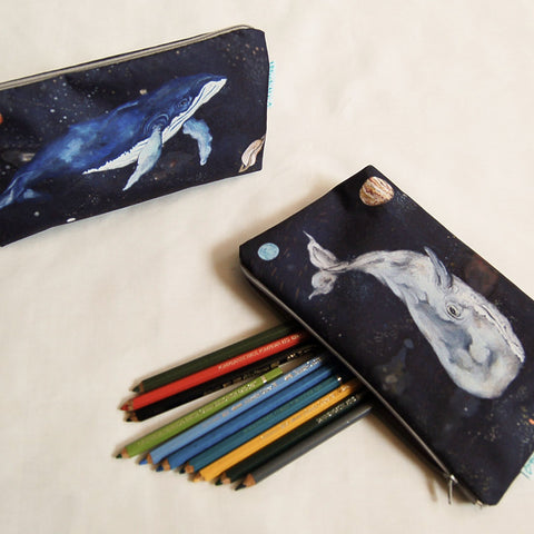 Estuche pequeño Ballenas