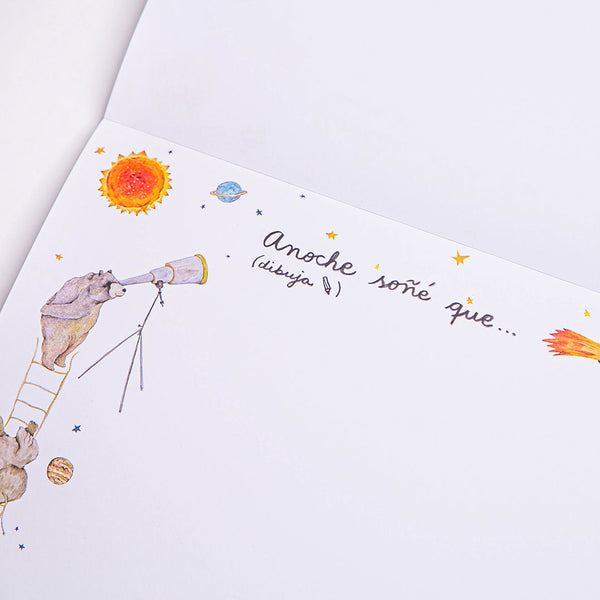 Block de dibujo para niños Sueños