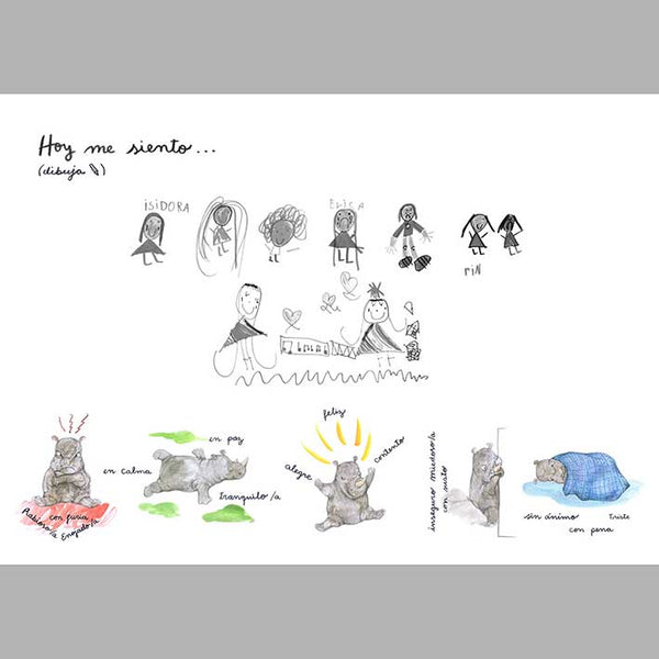 Block de dibujo para niños Emociones