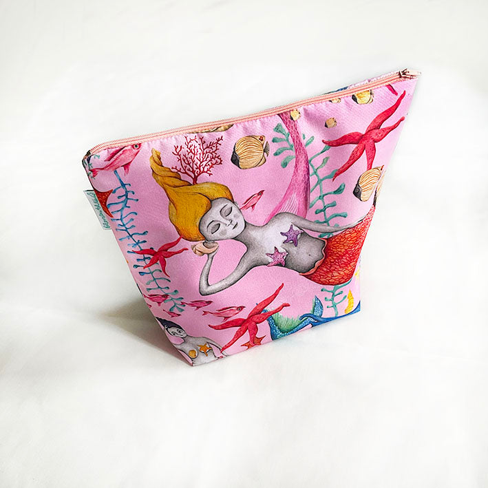 Estuche grande (tipo cosmetiquero) Sirenas