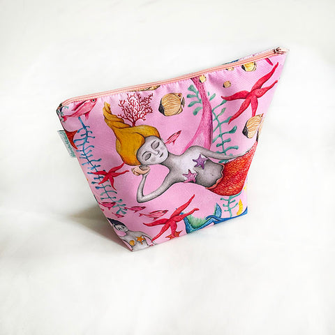 Estuche grande (tipo cosmetiquero) Sirenas