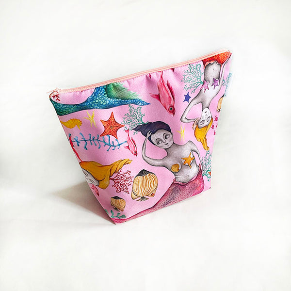 Estuche grande (tipo cosmetiquero) Sirenas