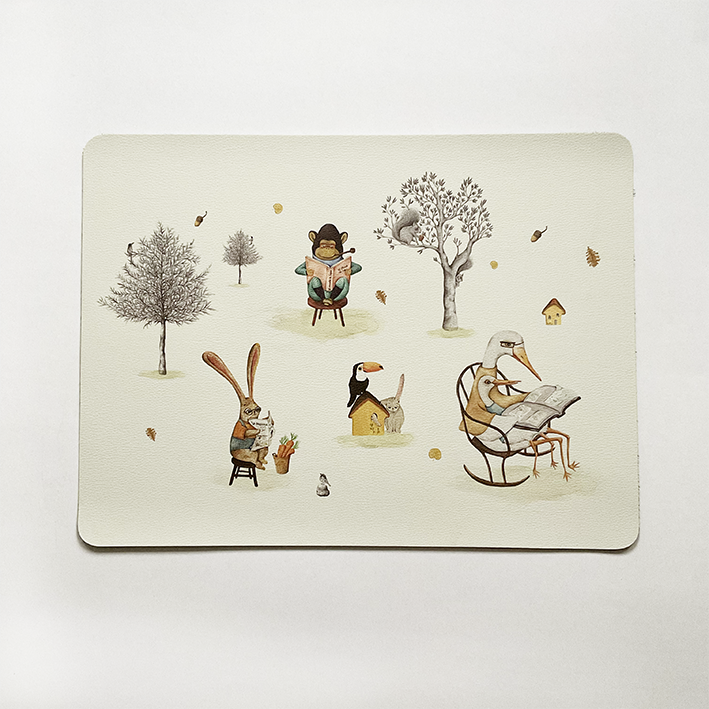 Individual Animales leyendo