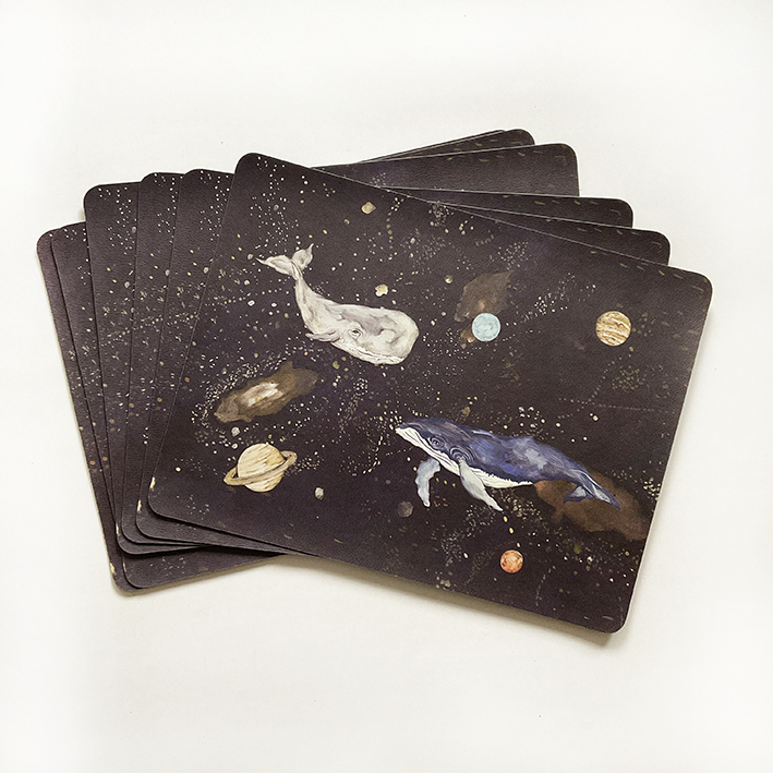 Pack 6 individuales de Ballenas